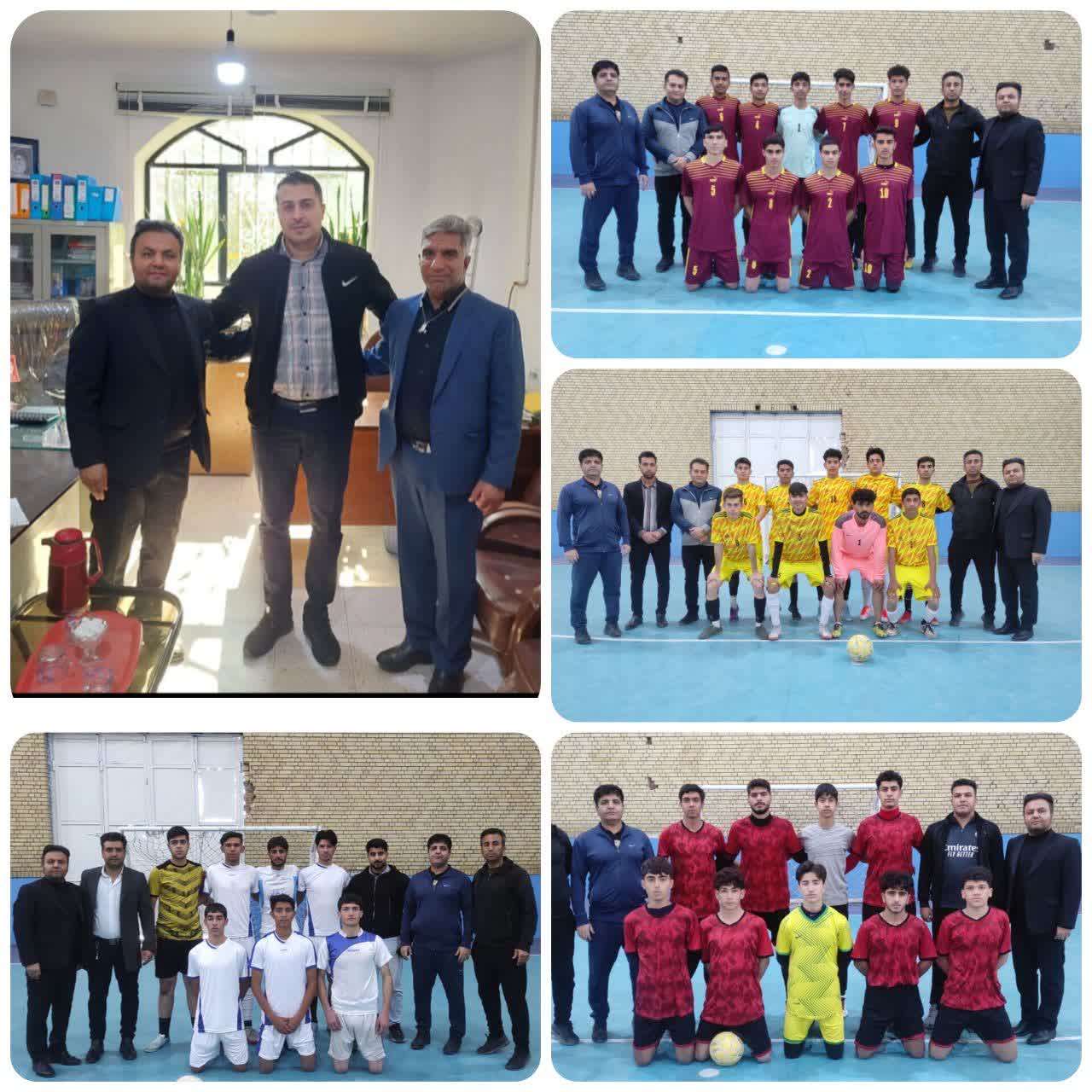 برگزاری مسابقات فوتسال متوسطه دوم پسران 