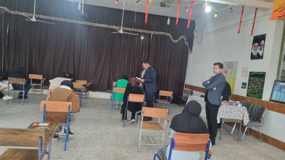 برگزاری آزمون نهایی نوبت دیماه در مدارس شهرستان