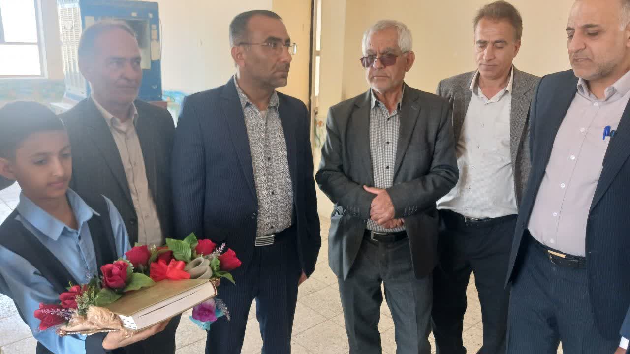 افتتاح نماز خانه مدرسه شهید صادقی  فرود