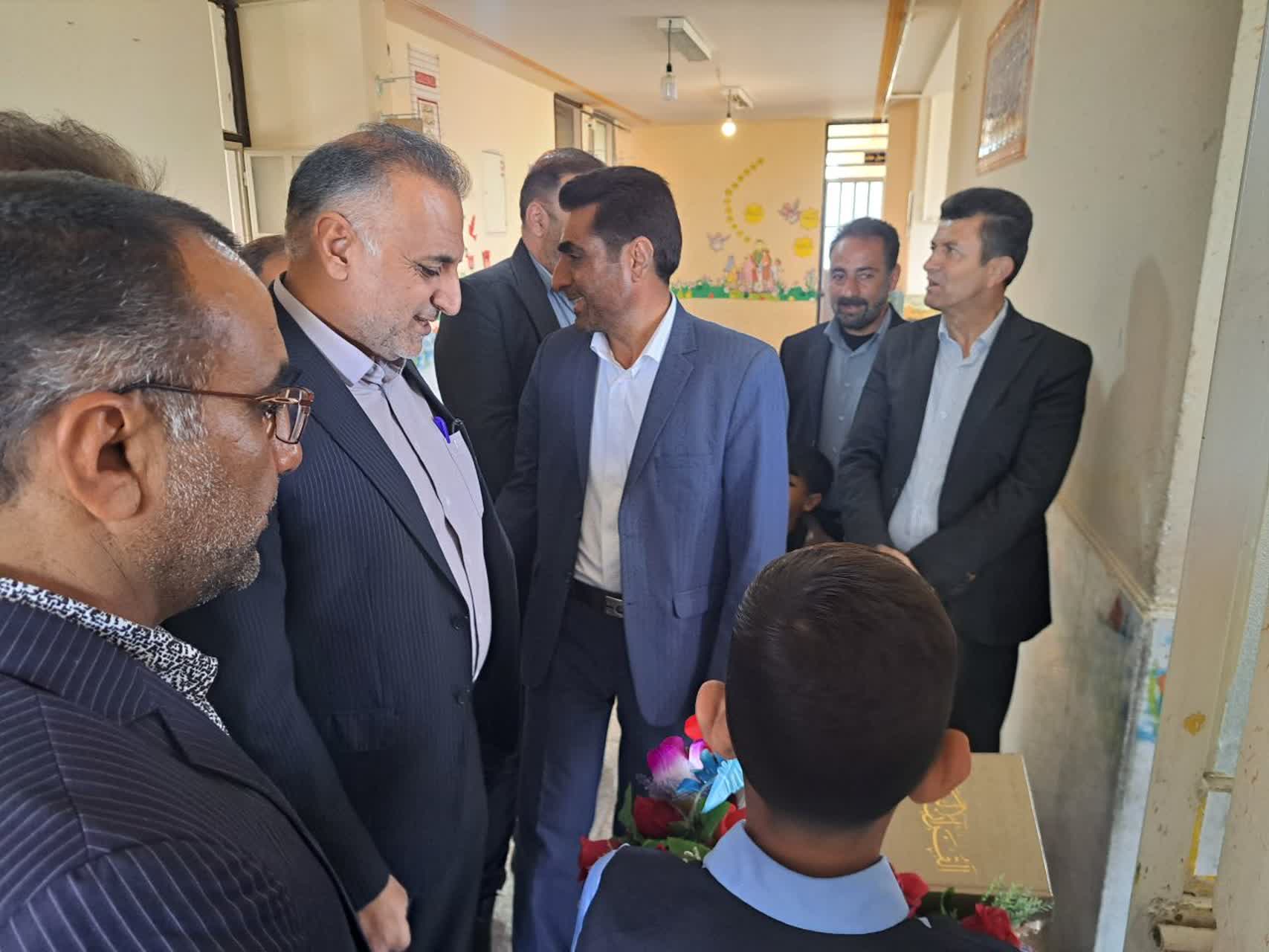 افتتاح نماز خانه مدرسه شهید صادقی  فرود