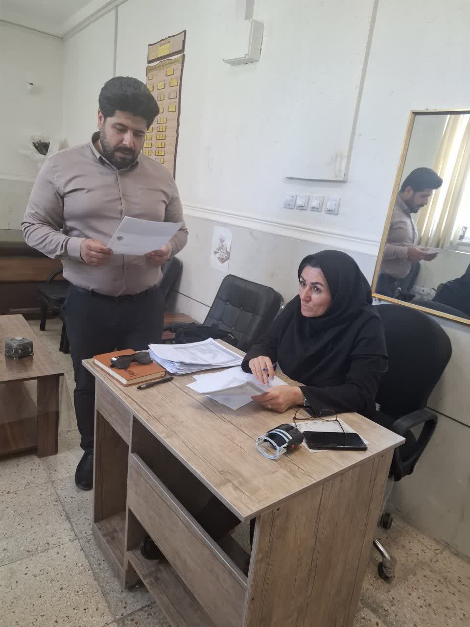 نظارت بر فرآیند ثبت‌نام مدارس دوره اول متوسطه در شهرستان کوار
