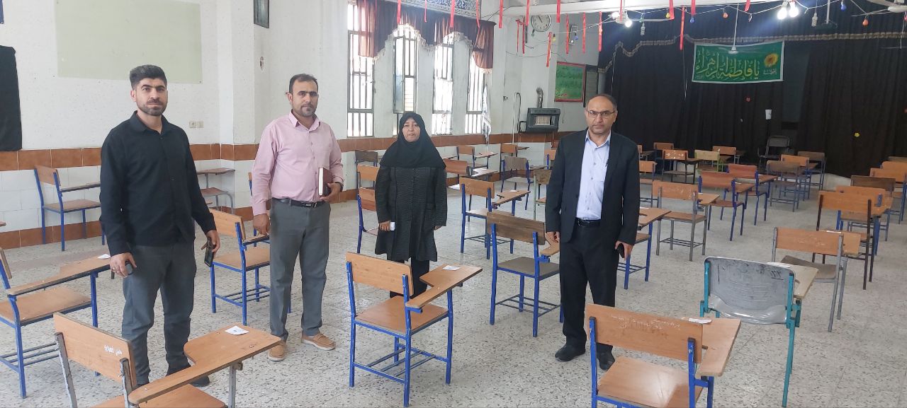بازدید از حوزه های امتحان نهایی