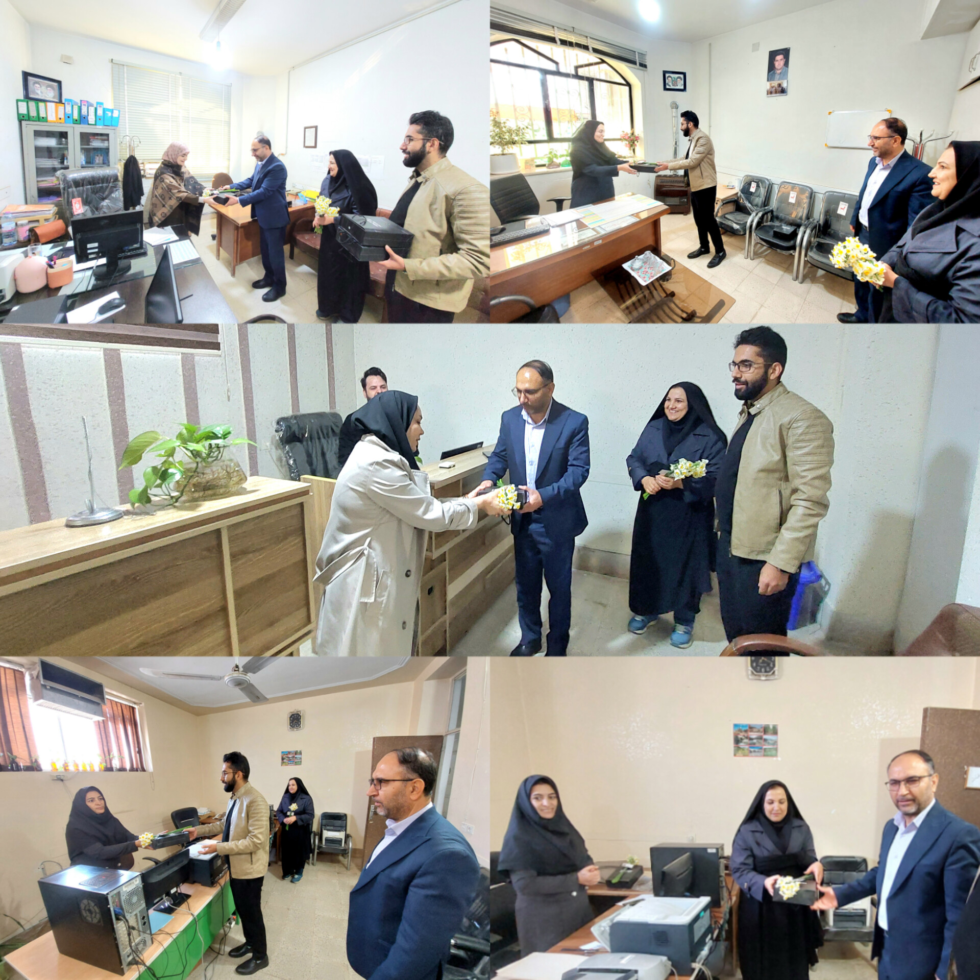 تقدیر و تشکر سرپرست آموزش و پرورش از همکاران خانم به مناسبت روز زن