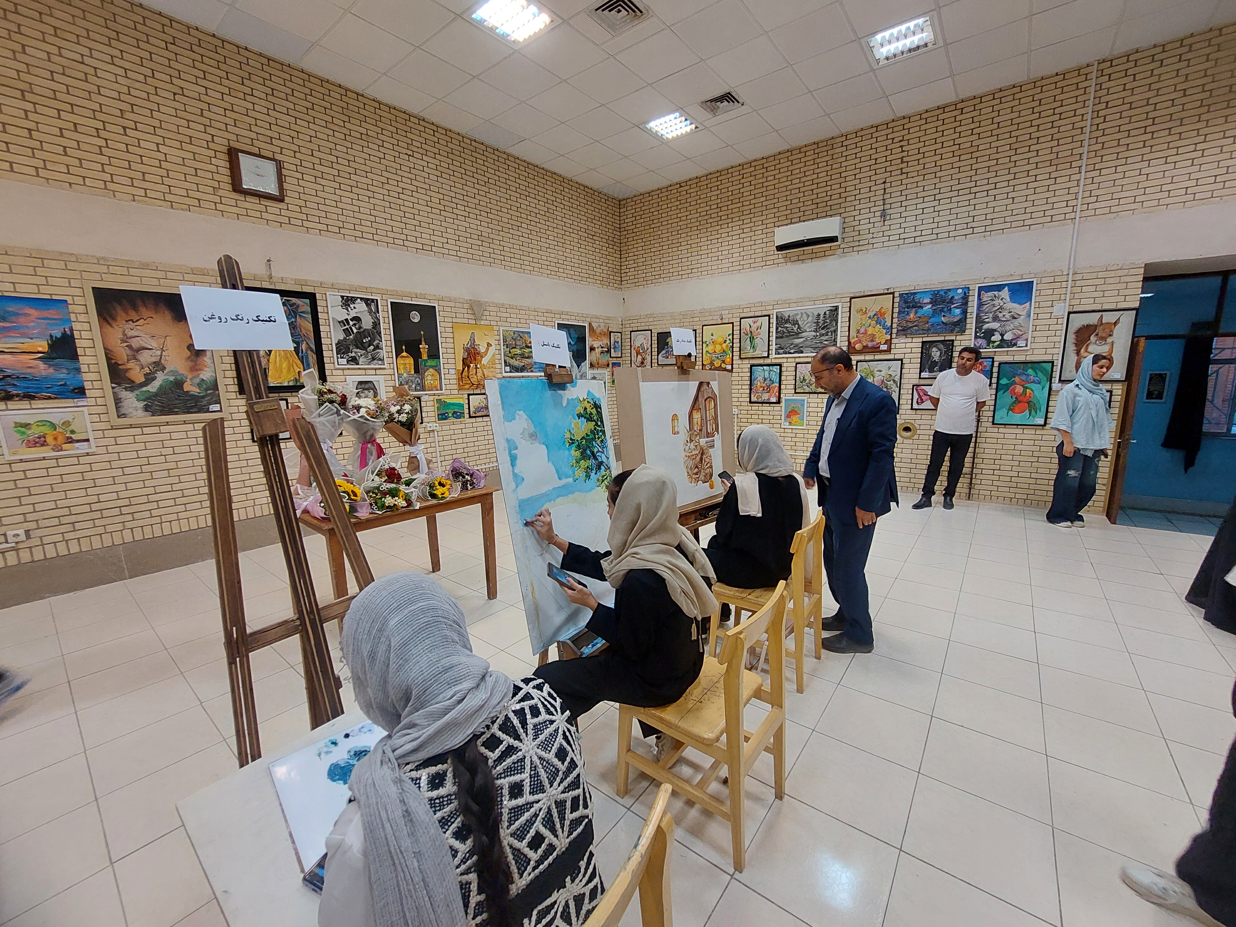 پنجمین نمایشگاه هنرجویان بوم نقاشی
