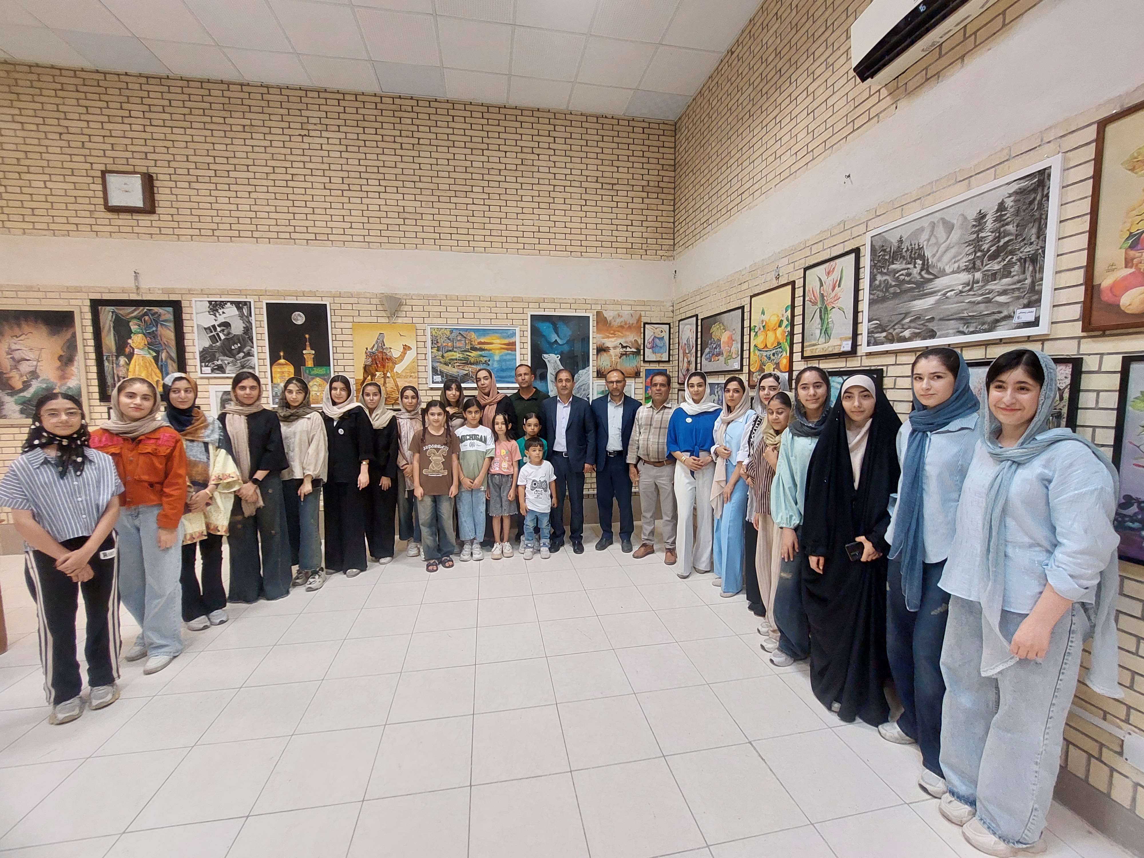 پنجمین نمایشگاه هنرجویان بوم نقاشی
